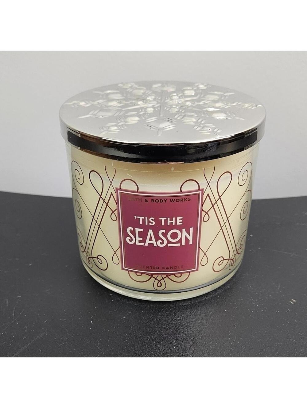 Bath and Body Works Tis the Season 3 Wick Candle